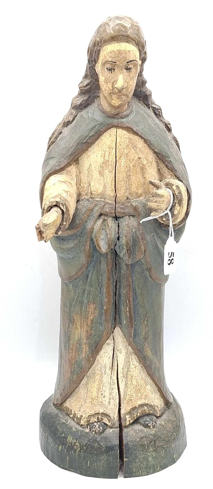 C18th Wooden Carving Of Jesus