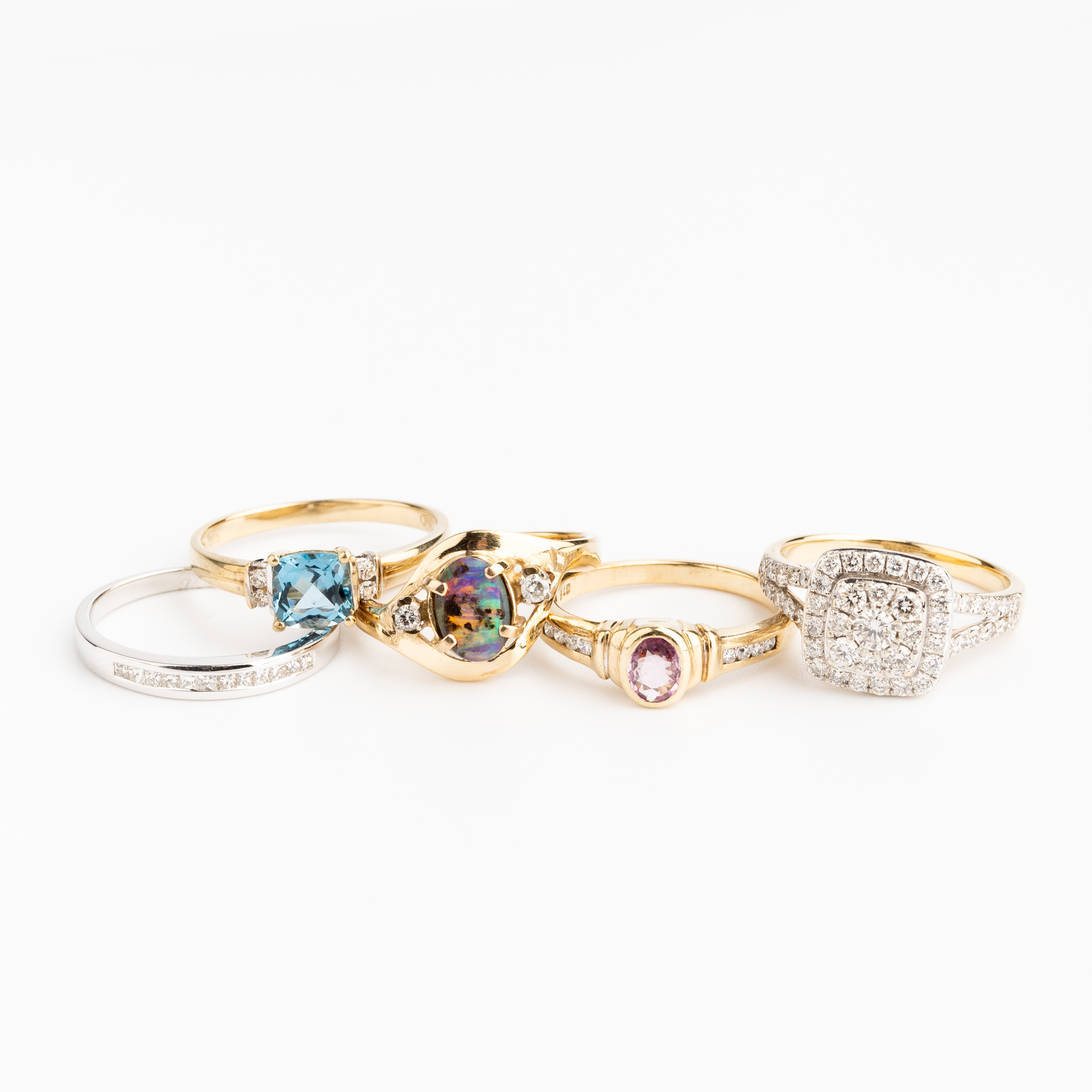 18 · 9ct Gold Diamond & Gemstone Rings