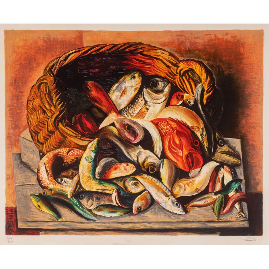 Mojżesz Kisling | Martwa natura z rybami