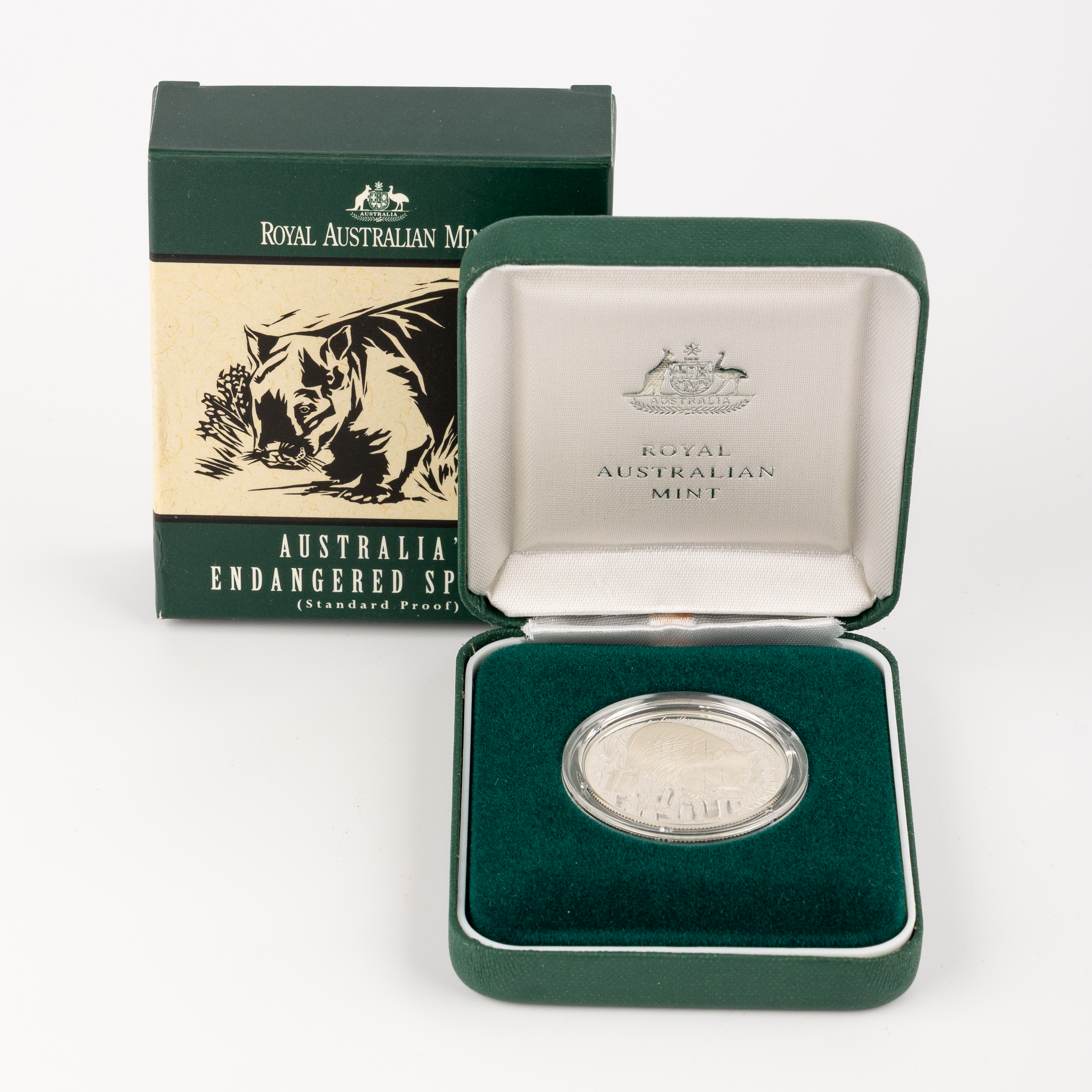 Endangered Species Silver Proof Coin - Wombat, Ten Dollars, 1998, PCGS