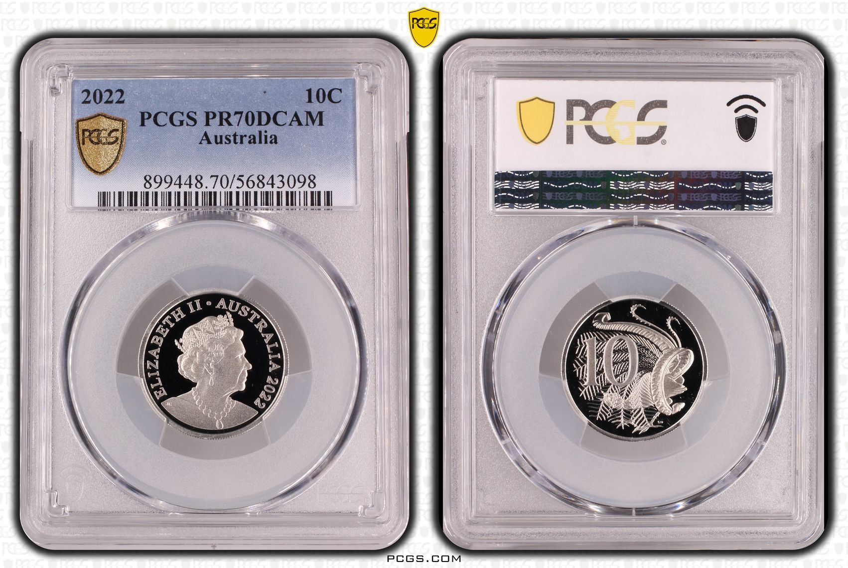 Ten Cent, 2022, PR70DCAM