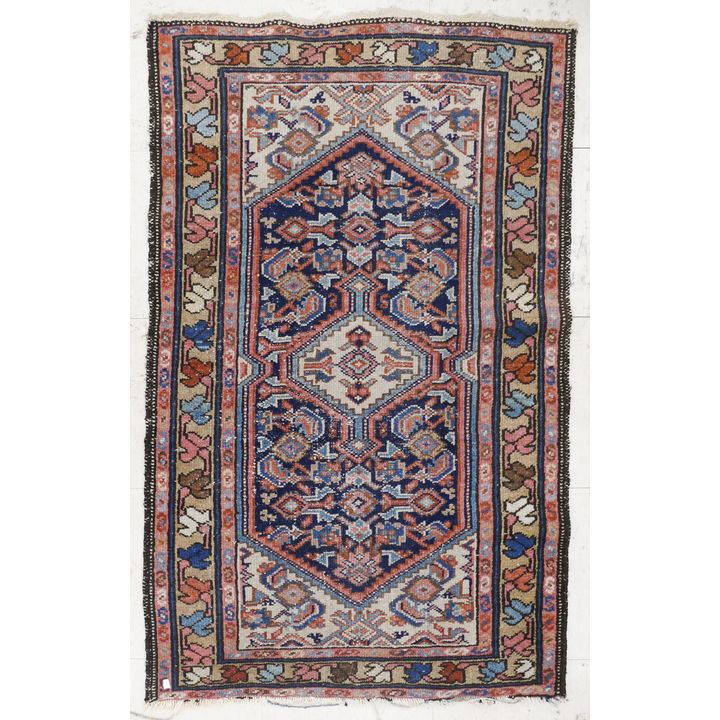 Antique Oriental Small Rug- 2'6'' x 4'