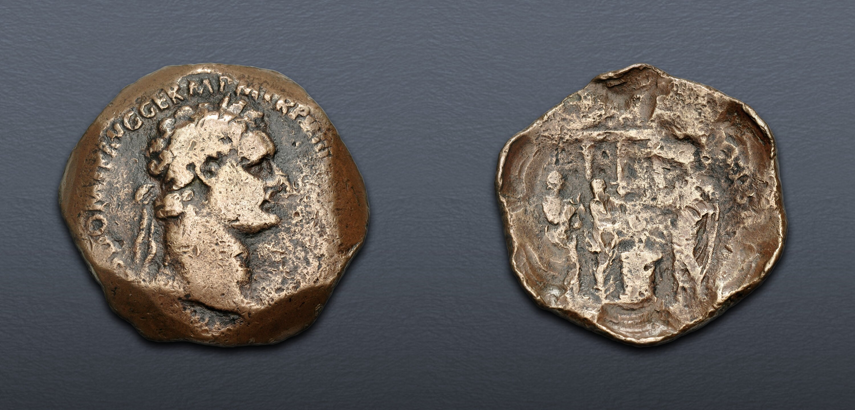 Domitian. AD 81-96. Æ As (30mm, 11.89 g, 5h). Ludi Saeculares (Secular ...