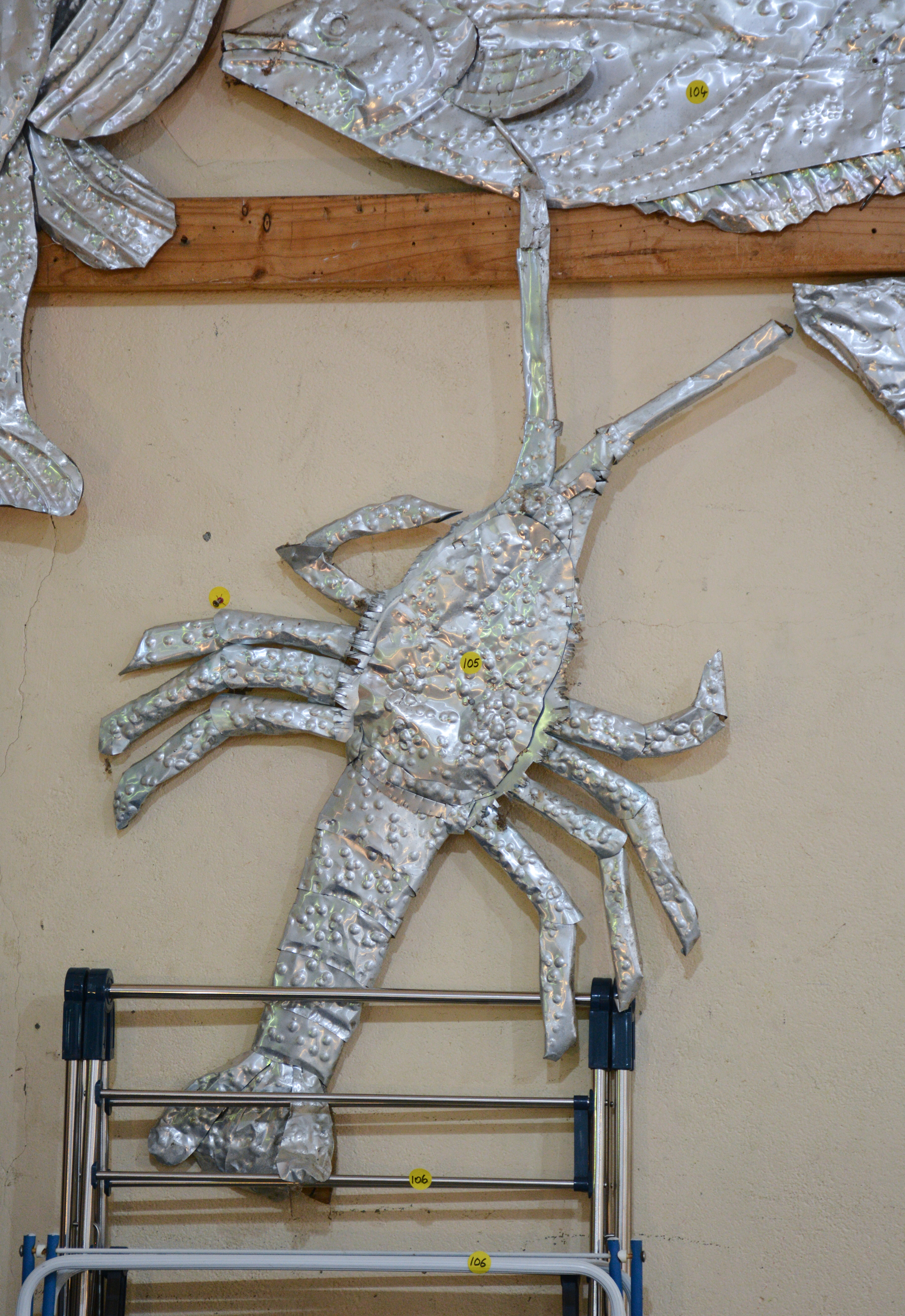 Aluminium Lobster Wall Art — sold at auction in New Zealand for $15