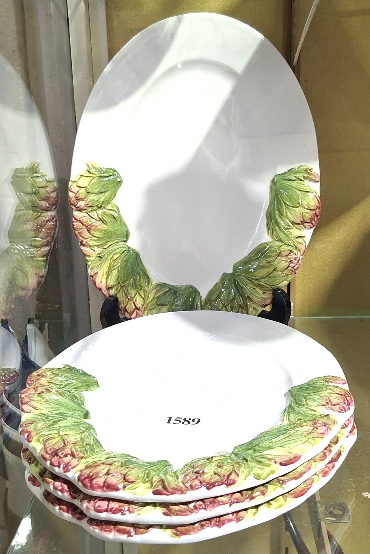 Set Of Four Artichoke Fruit Plates