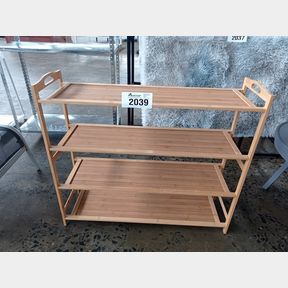 4-TIER BAMBOO SHOE RACK/ SHOE STORAGE ORGANIZER - 68 CM -