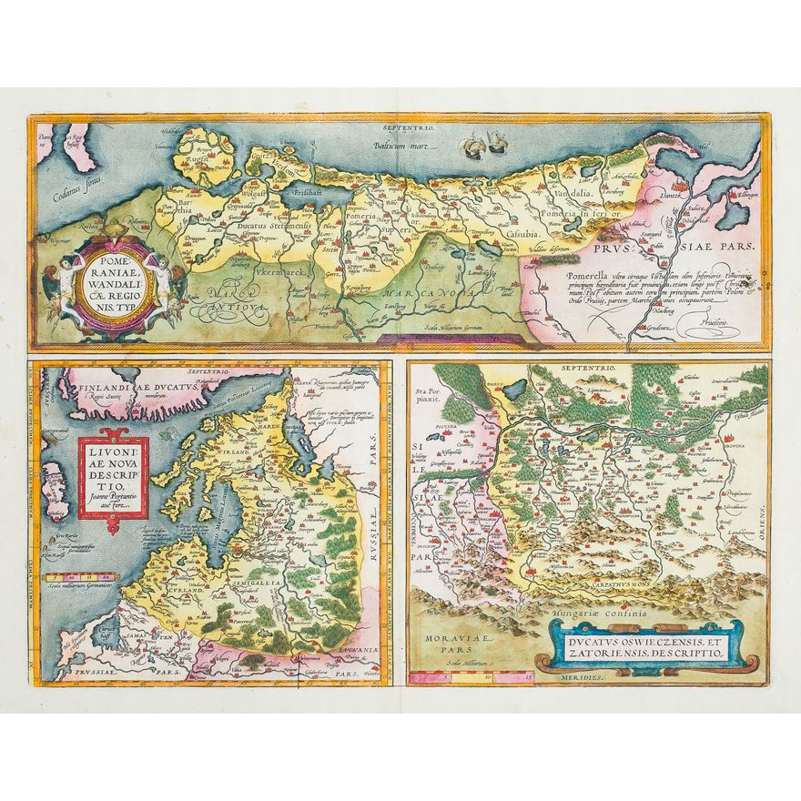 Abraham Ortelius | Pomeraniae, Wandalicae Regionis, typ.
