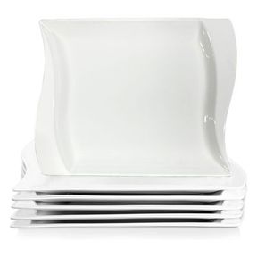 Dream Home Durable Porcelain Ceramic Dinnerware Set Plates 30cm Set of 6 Dinnerware Plates |