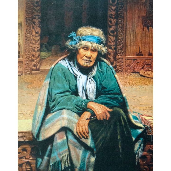 Charles Goldie 'Memories: Ina Te Papatahi, a Chieftainess of the Ngāpuhi Tribe'