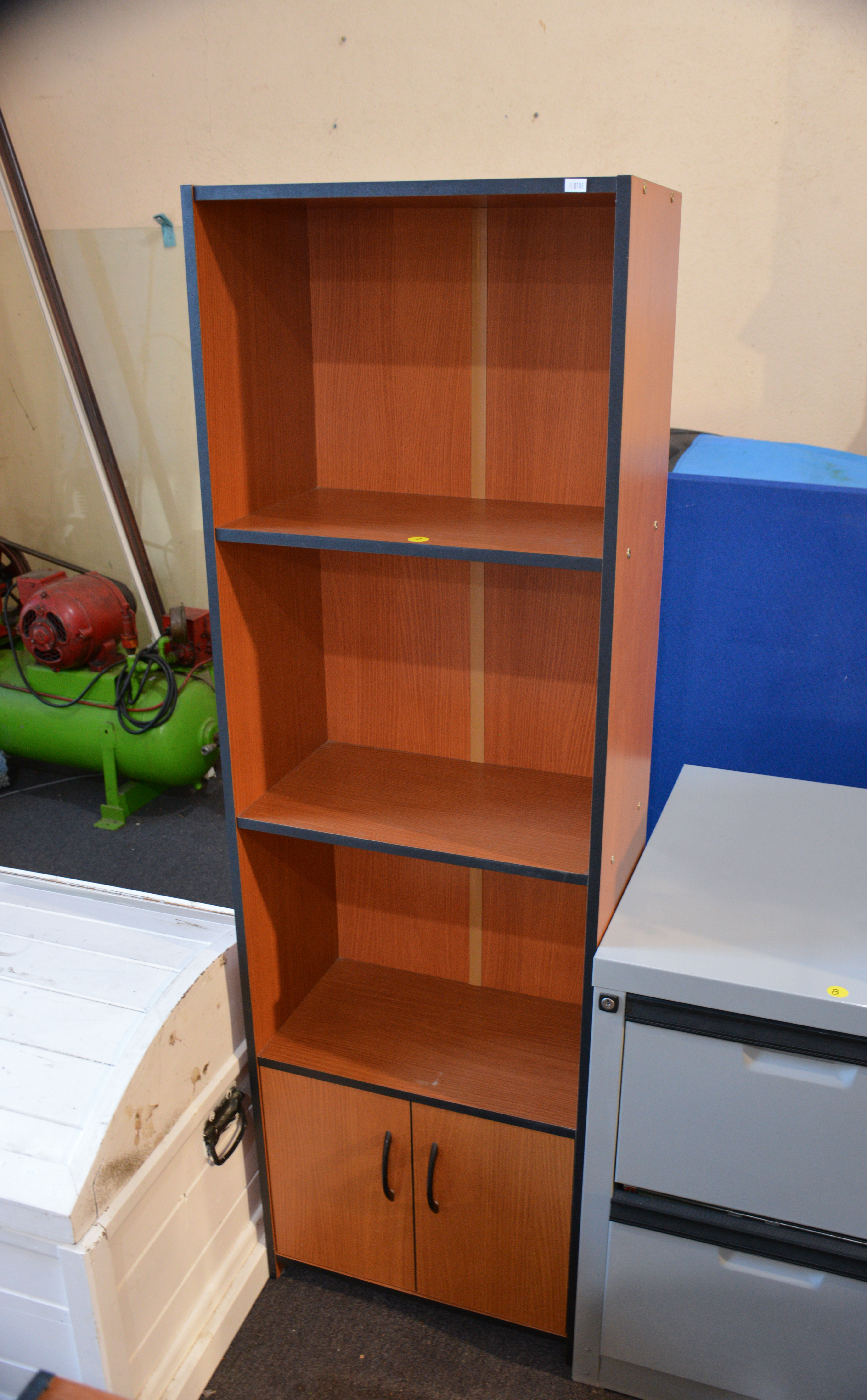 Bookcase/Shelving Unit with Cupboard — NZ auction result
