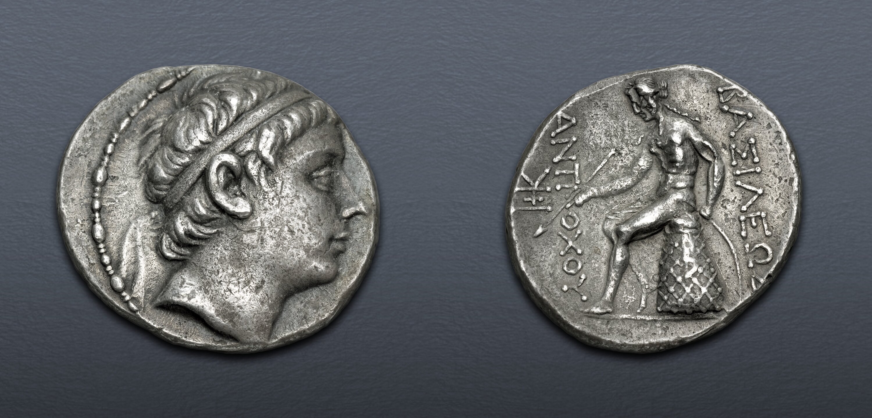 SELEUKID EMPIRE. Antiochos III ‘the Great’. 222-187 BC. AR Tetradrachm ...