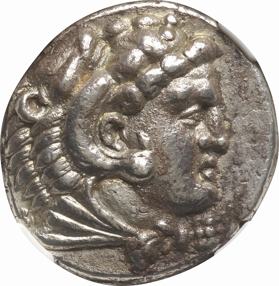 古代ギリシア マケドニア テトラドラクマ銀貨 アレクサンダー大王 