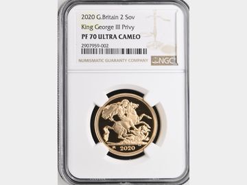 2020 ELIZABETH II PRIVY PROOF GOLD 2 POUND PF70 UCAM TOP POP!