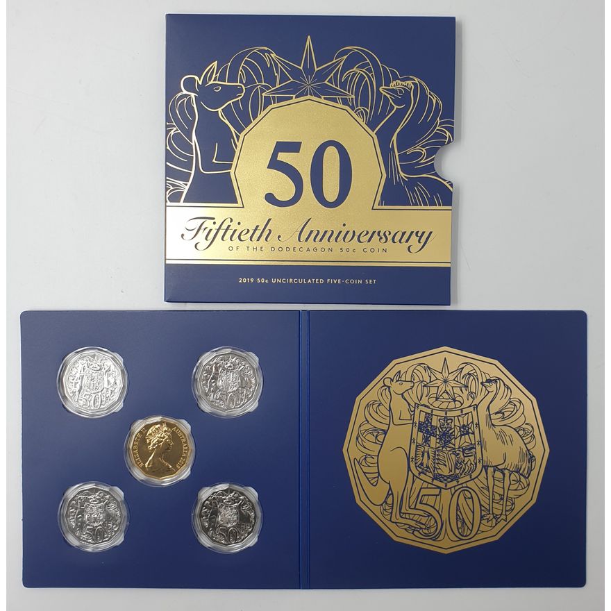 Ann. Of the Dodecagon 50c Coin Set
