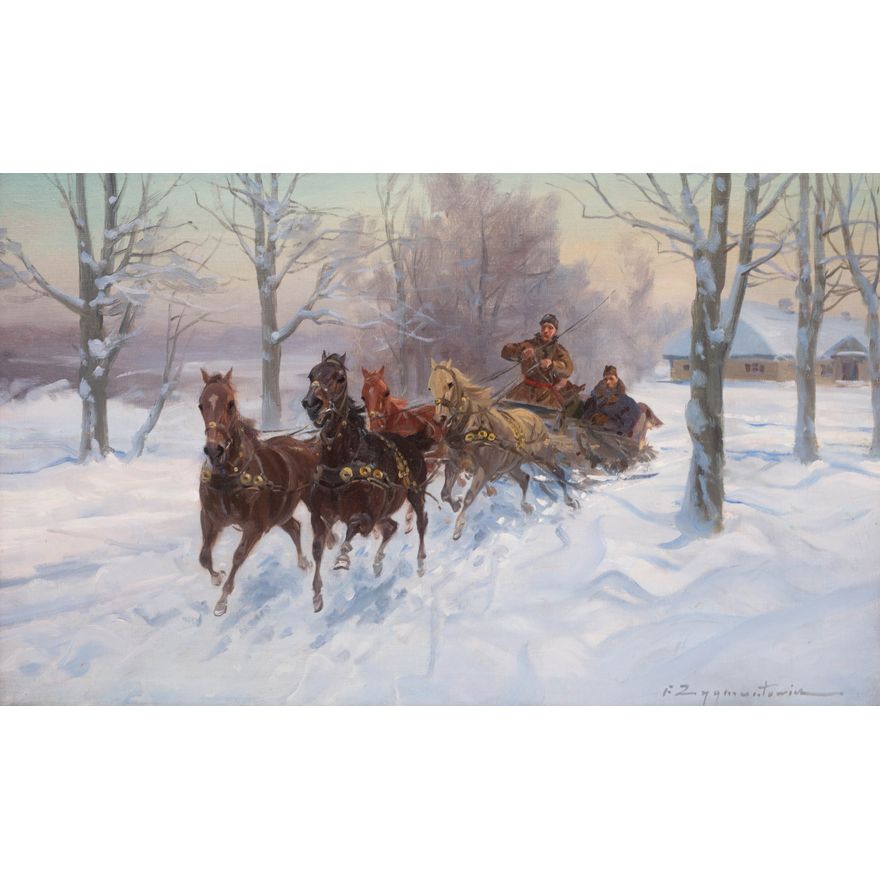 Czesław Wasilewski | Zimowa sanna