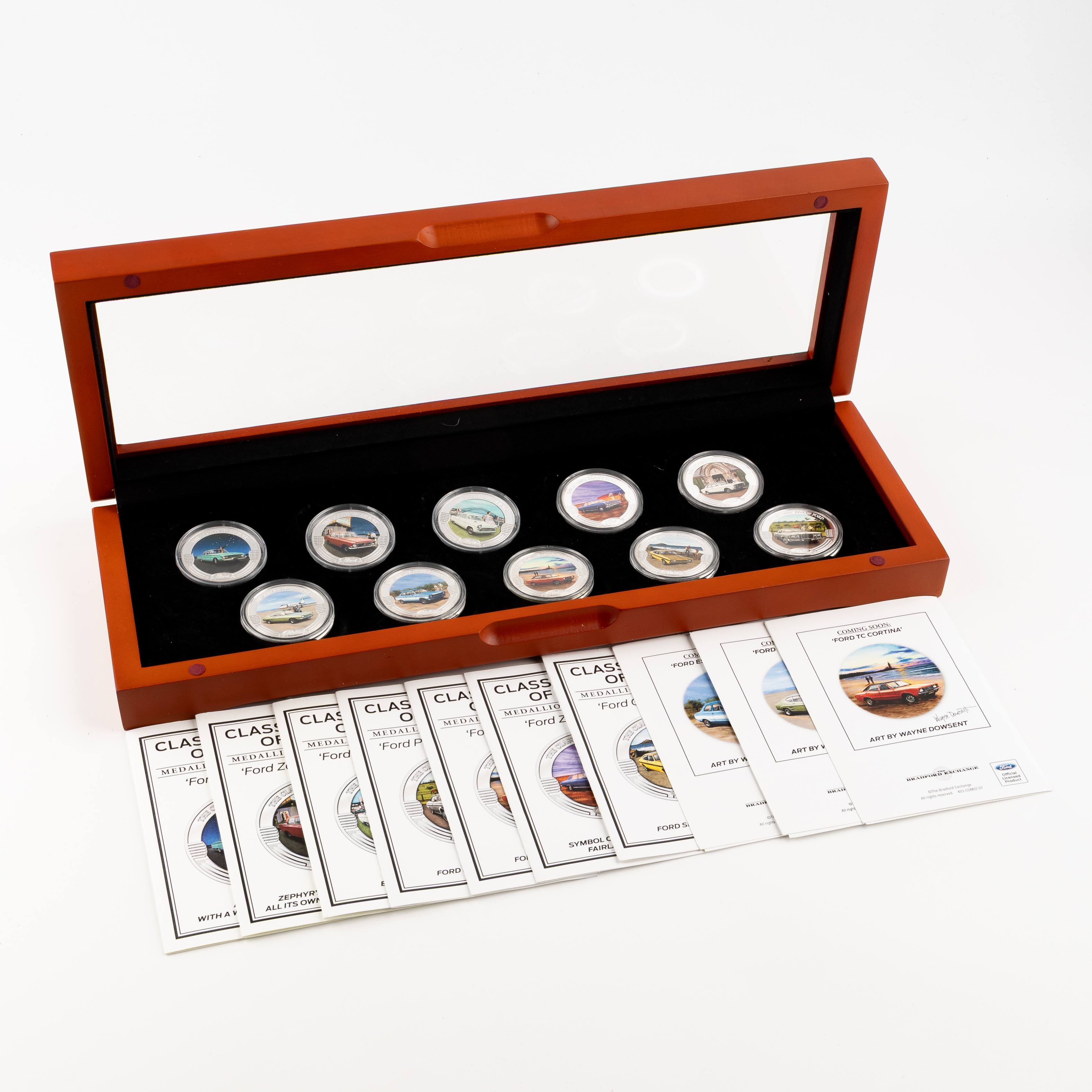 11 · Bradford Exchange - The Classic Era of Ford, Medallion Collection,  UNC