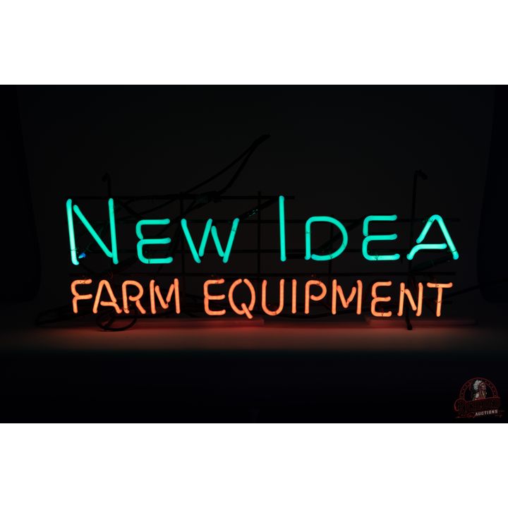 New Idea Farm Equipment Skelton Neon Sign