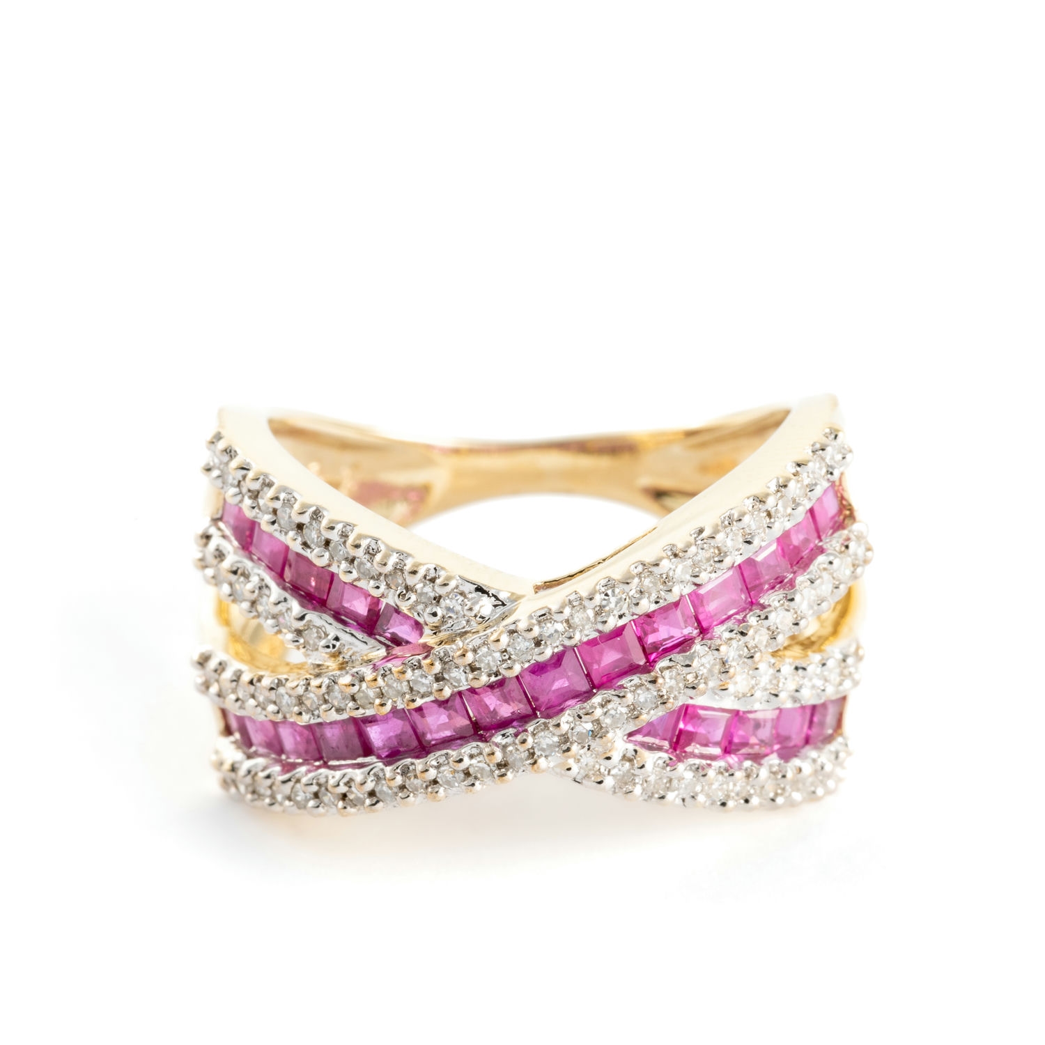327 · Ruby & Diamond 9ct Gold Ring