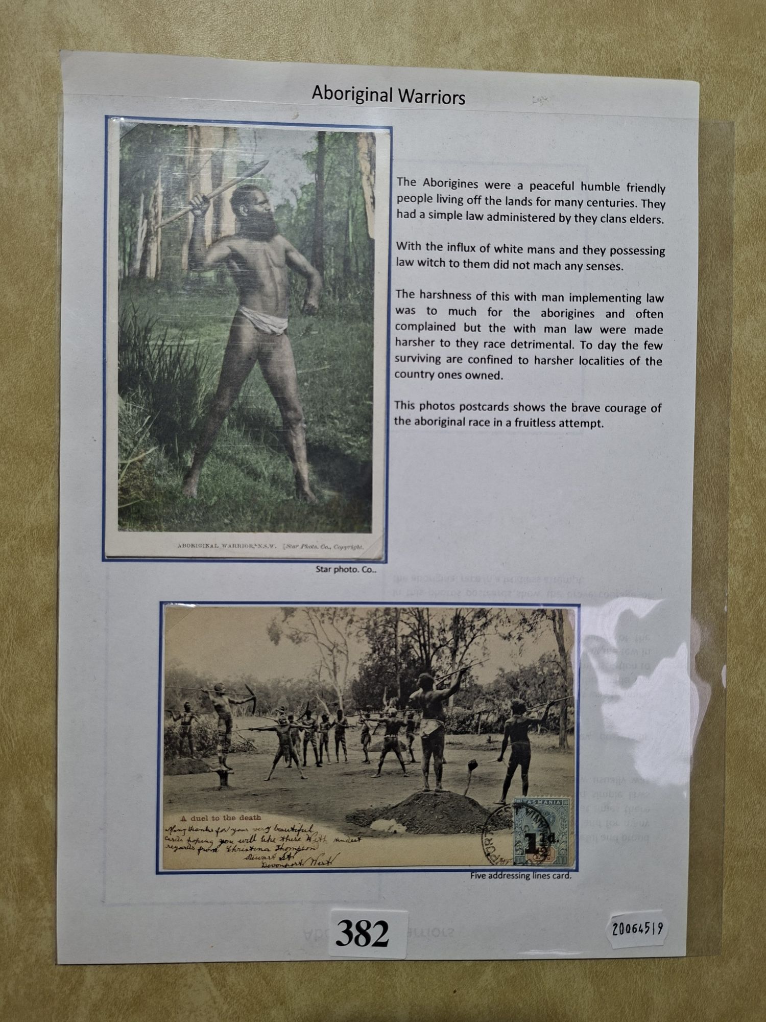 Postcards - Aboriginal