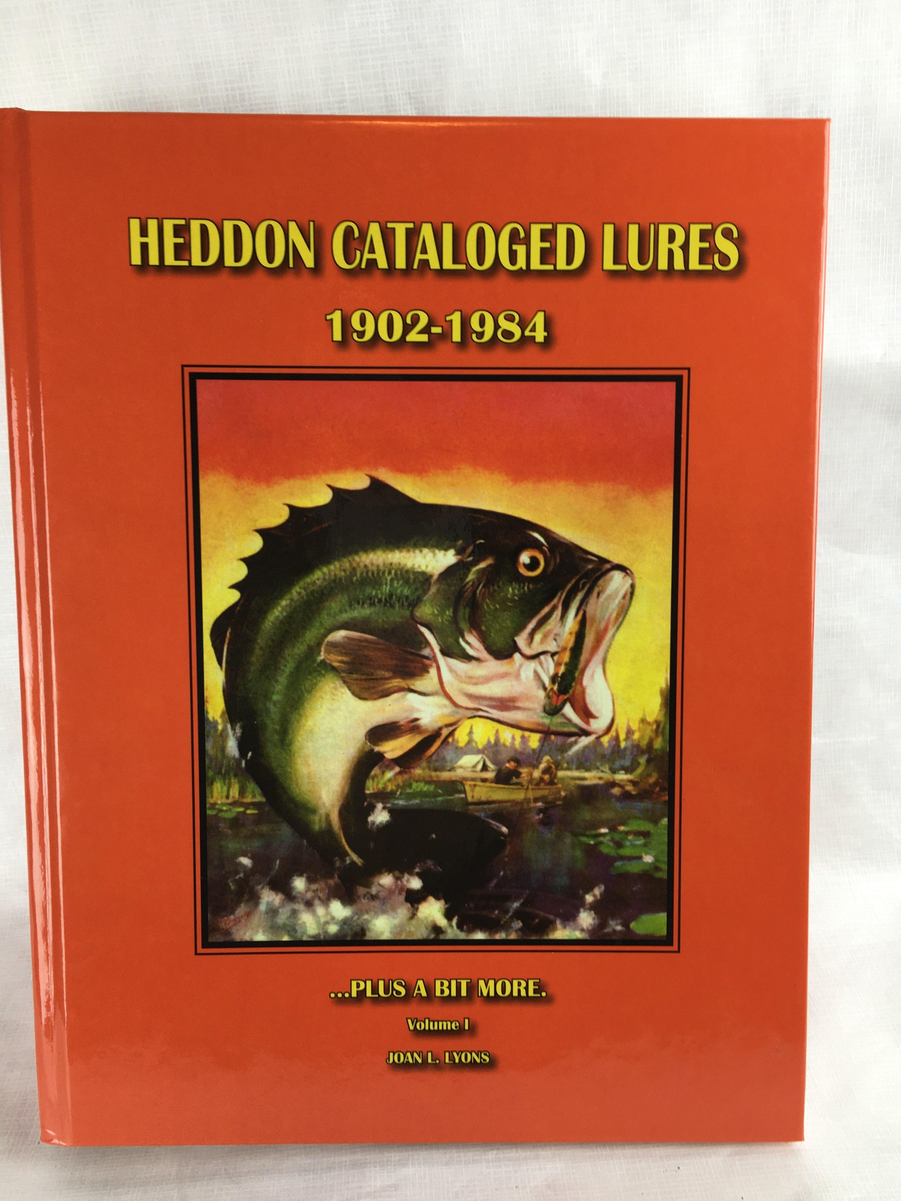 Heddon Cataloged Lures Book HC Joan Lyons