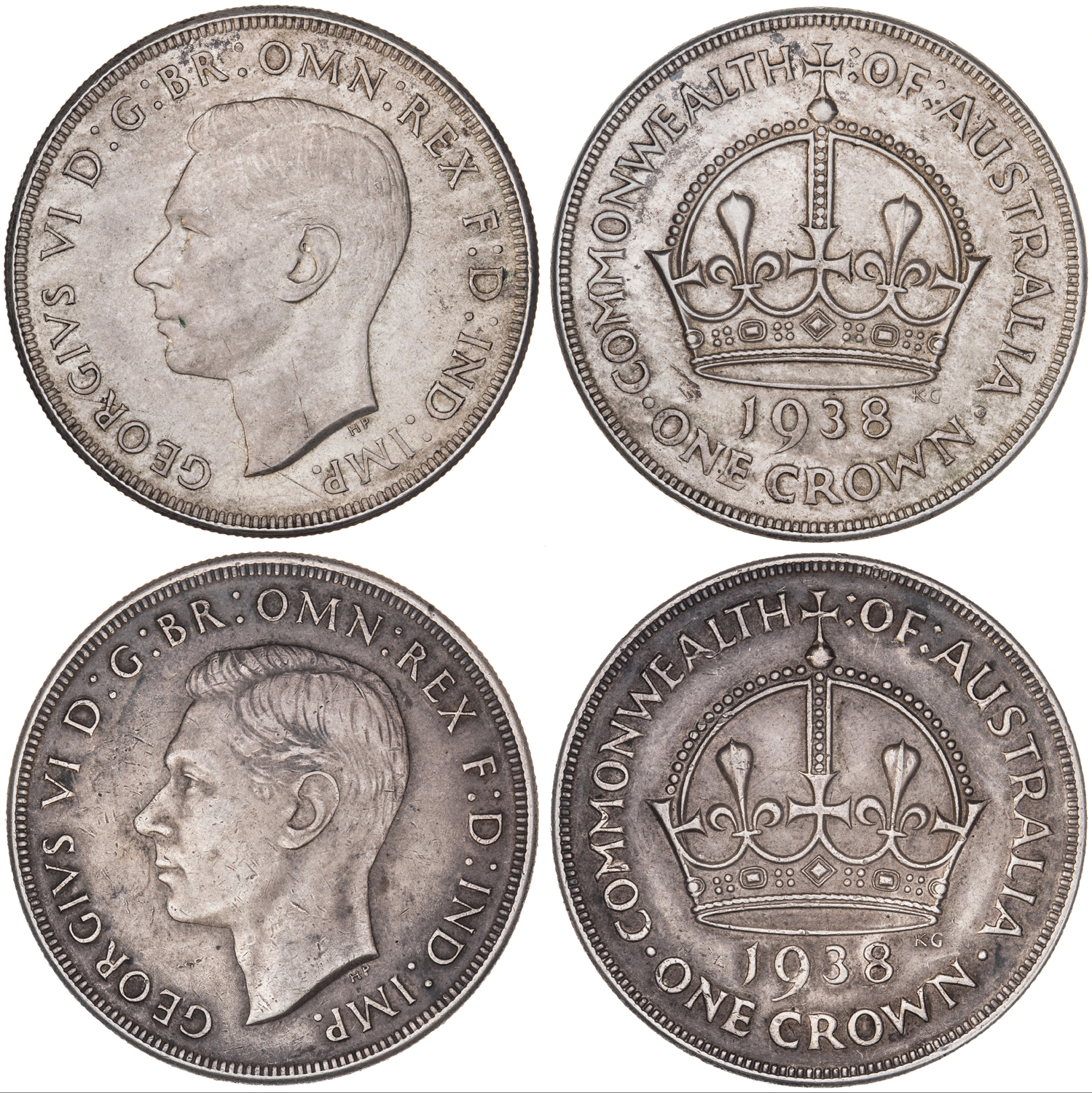 George VI, Crown, 1938, gVF