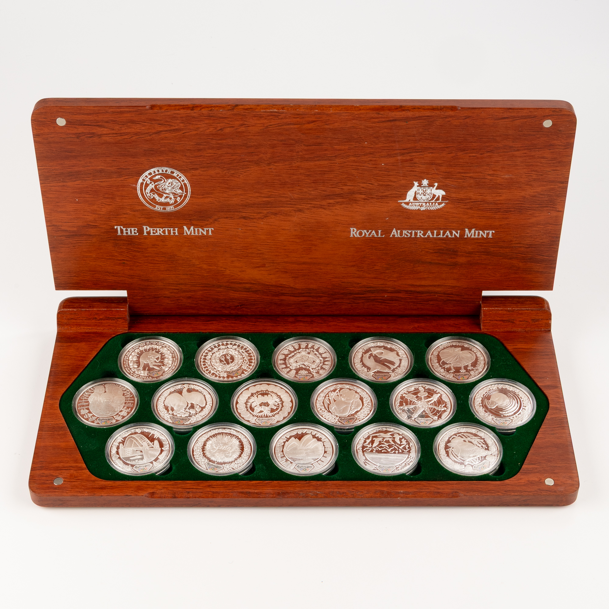 Elizabeth II, RAM/Perth Mint - Sydney Olympics Silver Coin Collection, Five Dollars, 2000, UNC