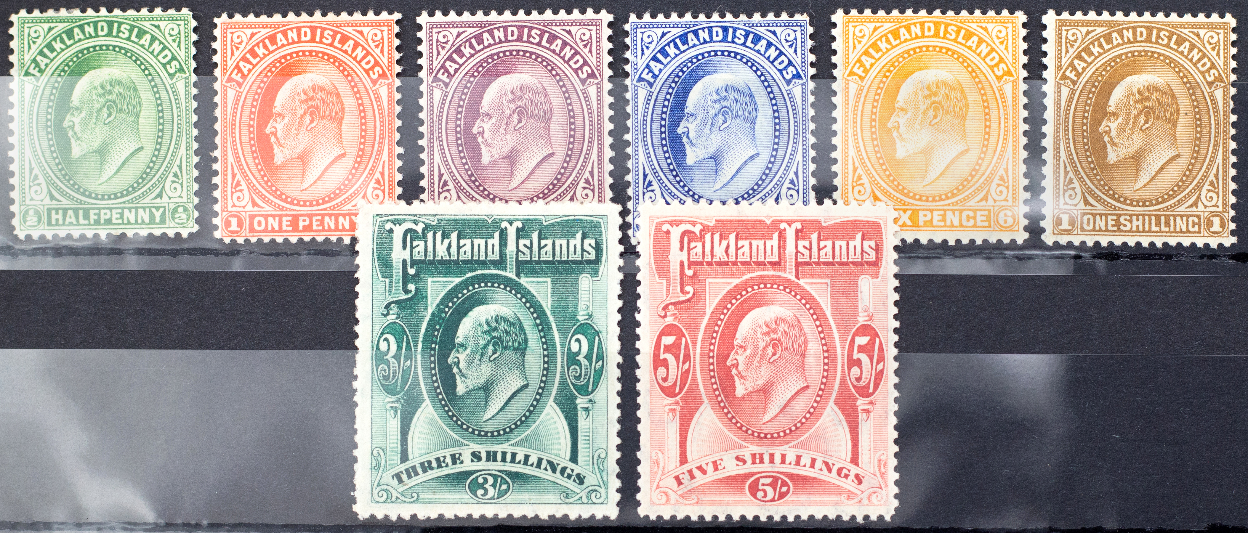 Falkland Islands, Edward VII, Definitives, 1904, Good