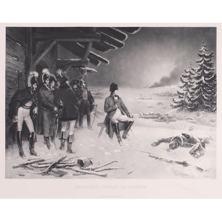 Władysław Bakałowicz | Napoleon uciekający z Moskwy