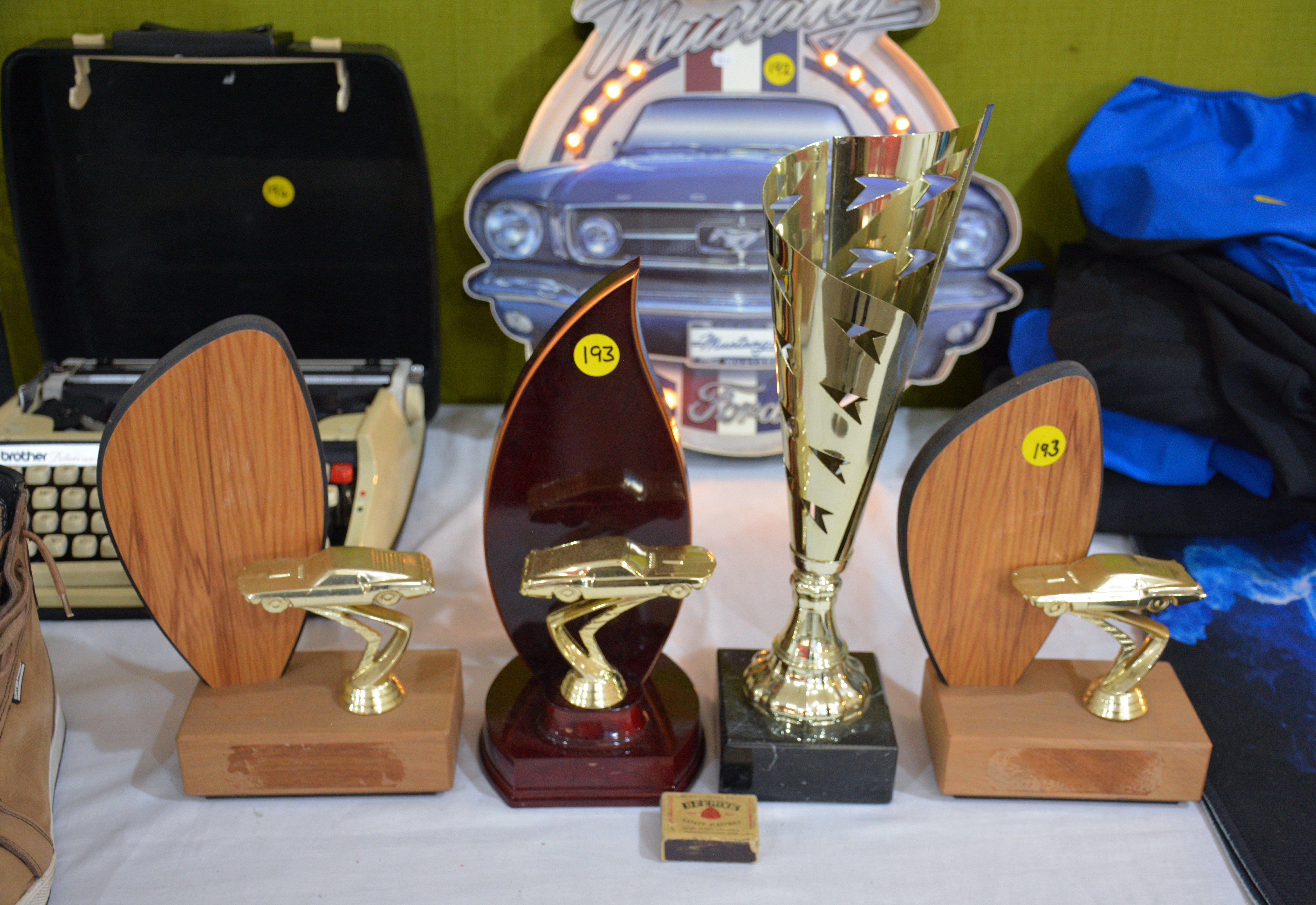 Trophies x 4 — sold at auction in New Zealand for $10