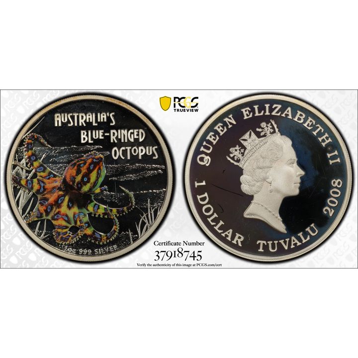 Elizabeth II, One Dollar, 2008 PR66DCAM