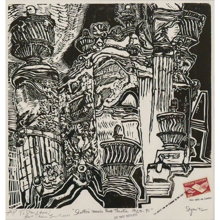 Segan ''Seattle Music Hall Theatre 1929-91'' 1992 AP Woodcut
