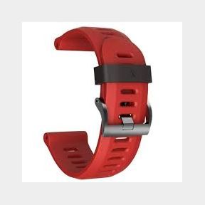 FocusFit 26mm Quick Fit Silicone Strap for Garmin Fenix 5X/6X/7X/DescentMK1 - Red | 51744/313 Barcode 9902005029103