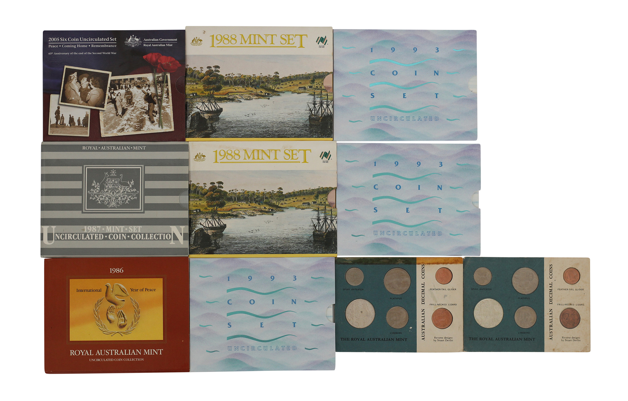 Group, Mint Sets, aUNC