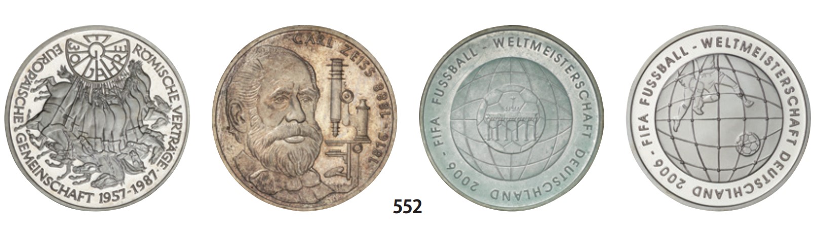 ドイツ-Germany. 未使用及びプルーフ. UNC/Proof. Silver. 10マルク