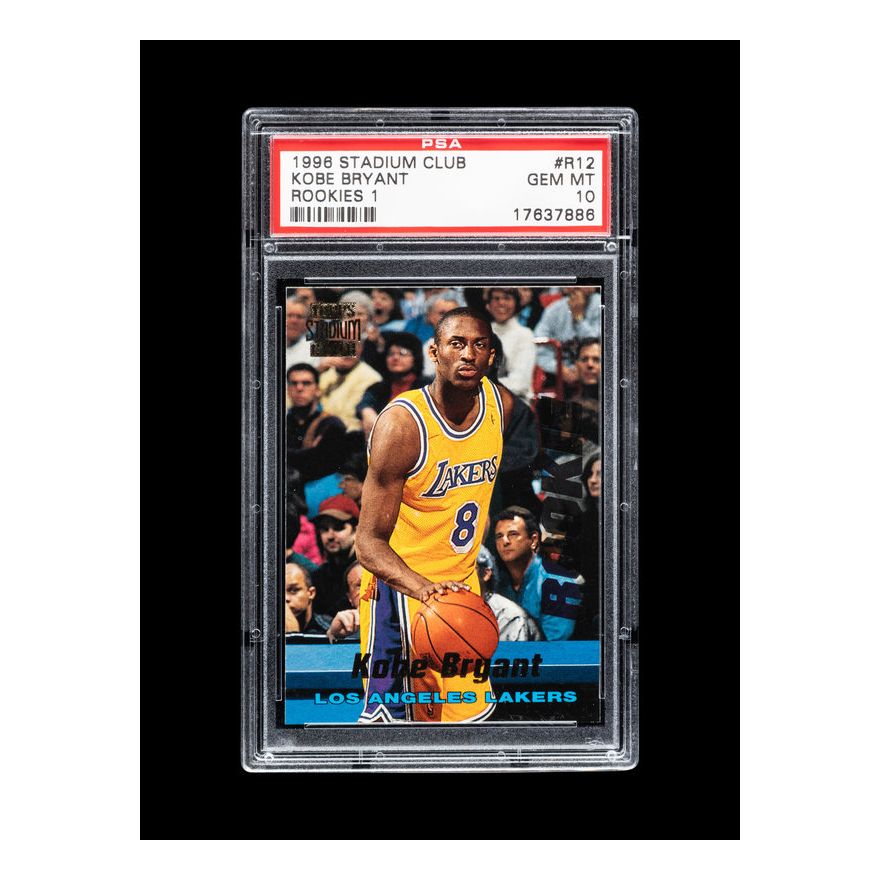 A 1996-97 Topps Stadium Club Rookies 1 Kobe Bryant Rookie 