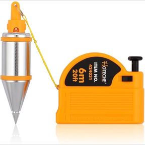 Hoteche 6m Magnetic Set. 6m Line. Pendulum Weight 400g. Yellow ABS Line Box. |