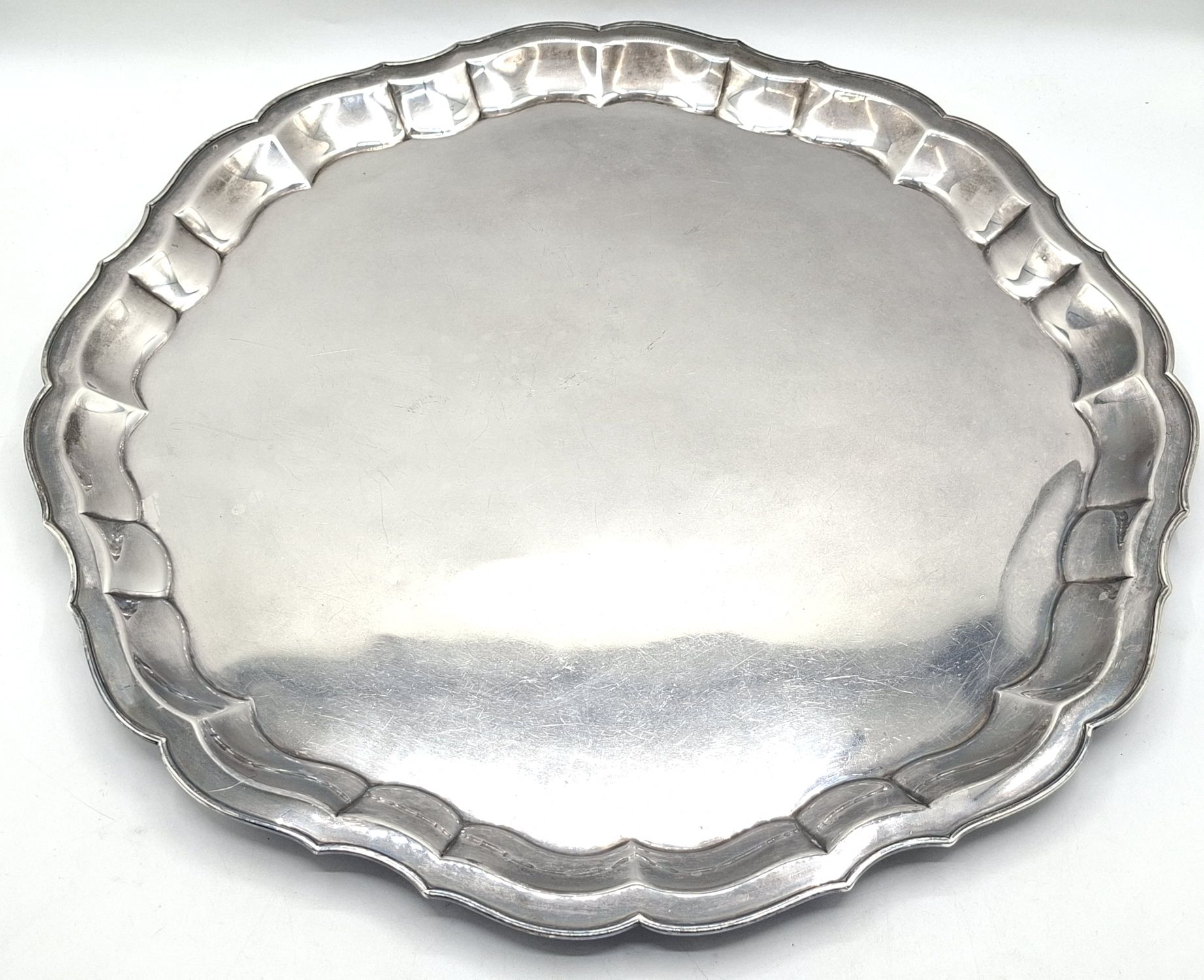 Japanese Sterling Silver Serving Tray