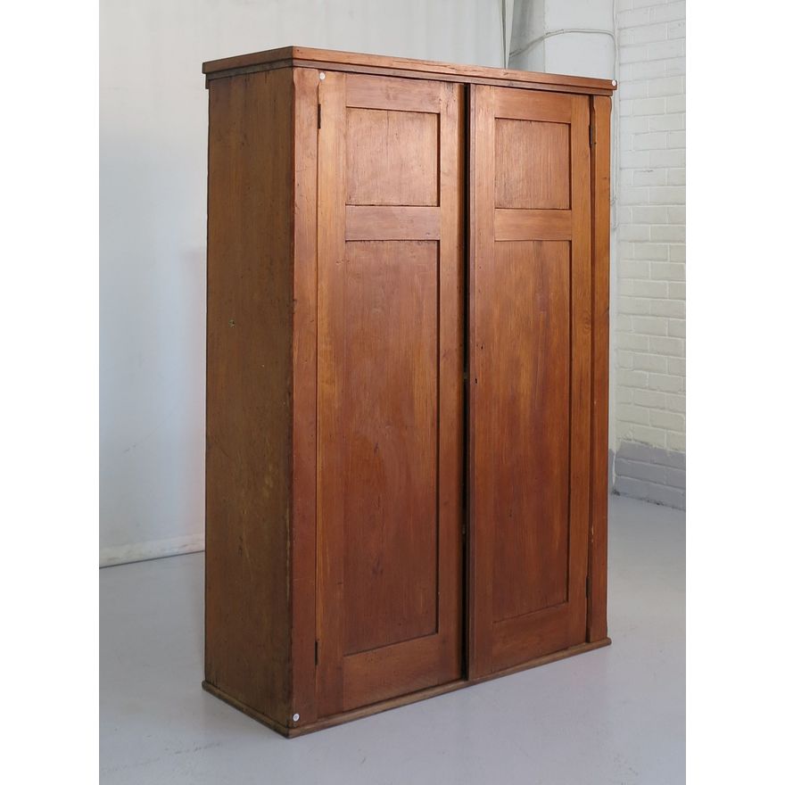 PINE TWO-DOOR CUPBOARD