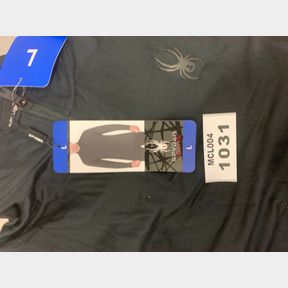 SPYDER ACTIVE SOFT LIGHTWEIGHT BREATHABLE STRETCH ¼ ZIP TOP SZ L