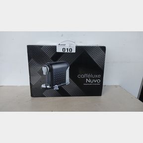 CAFFELUXE NUVO NESPRESSO COMPATIBLE COFFEE CAPSULE MACHINE SLEEK BLACK