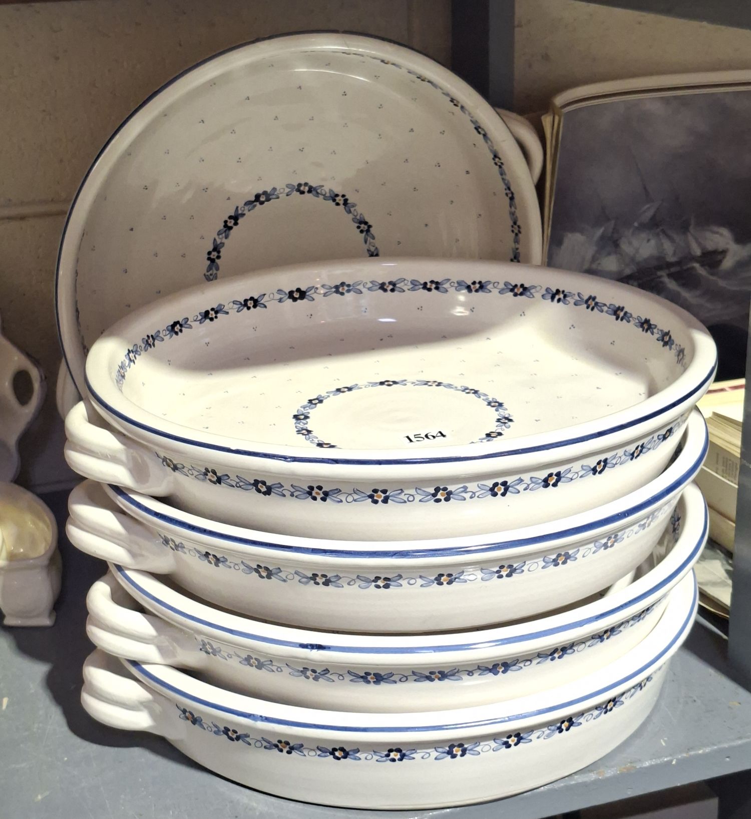 Floral Ceramic Serving Dishes