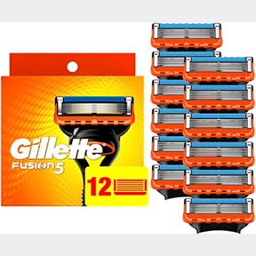 GILLETTE MANUAL CARTRIDGE, FUSION, 12-COUNT PACKAGES