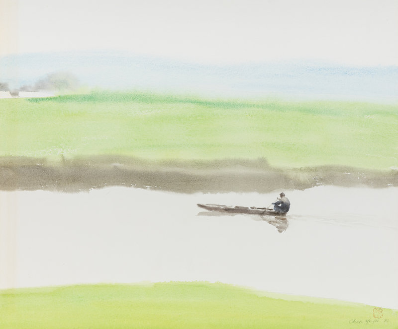 Chen Yifei
(Chinese, 1946-2005)
Morning Fog, 1982