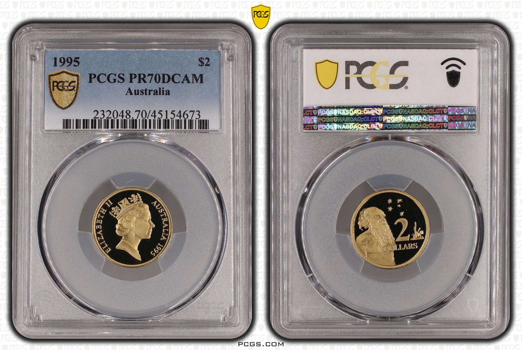 Elizabeth II, Two Dollar, 1995, PCGS PR 70DCAM