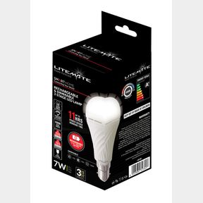 Litemate Loadshedding Rechargeable Dimmable 7W LED A60 Bayonette |