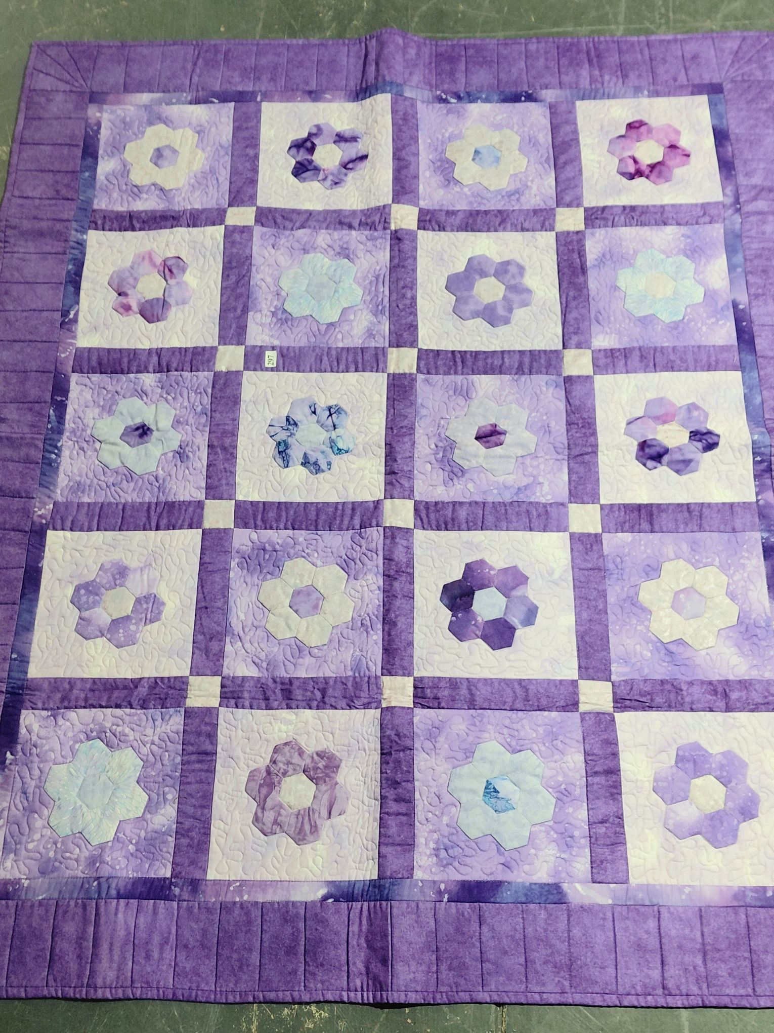 297 · HAND MADE QUILT