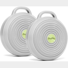 2 COUNT (PACK OF 1) YOGASLEEP HUSHH PORTABLE WHITE NOISE MACHINE FOR BABY, 3 SOOTHING, NATURAL SOUNDS WITH VOLUME CONTROL, COMPACT