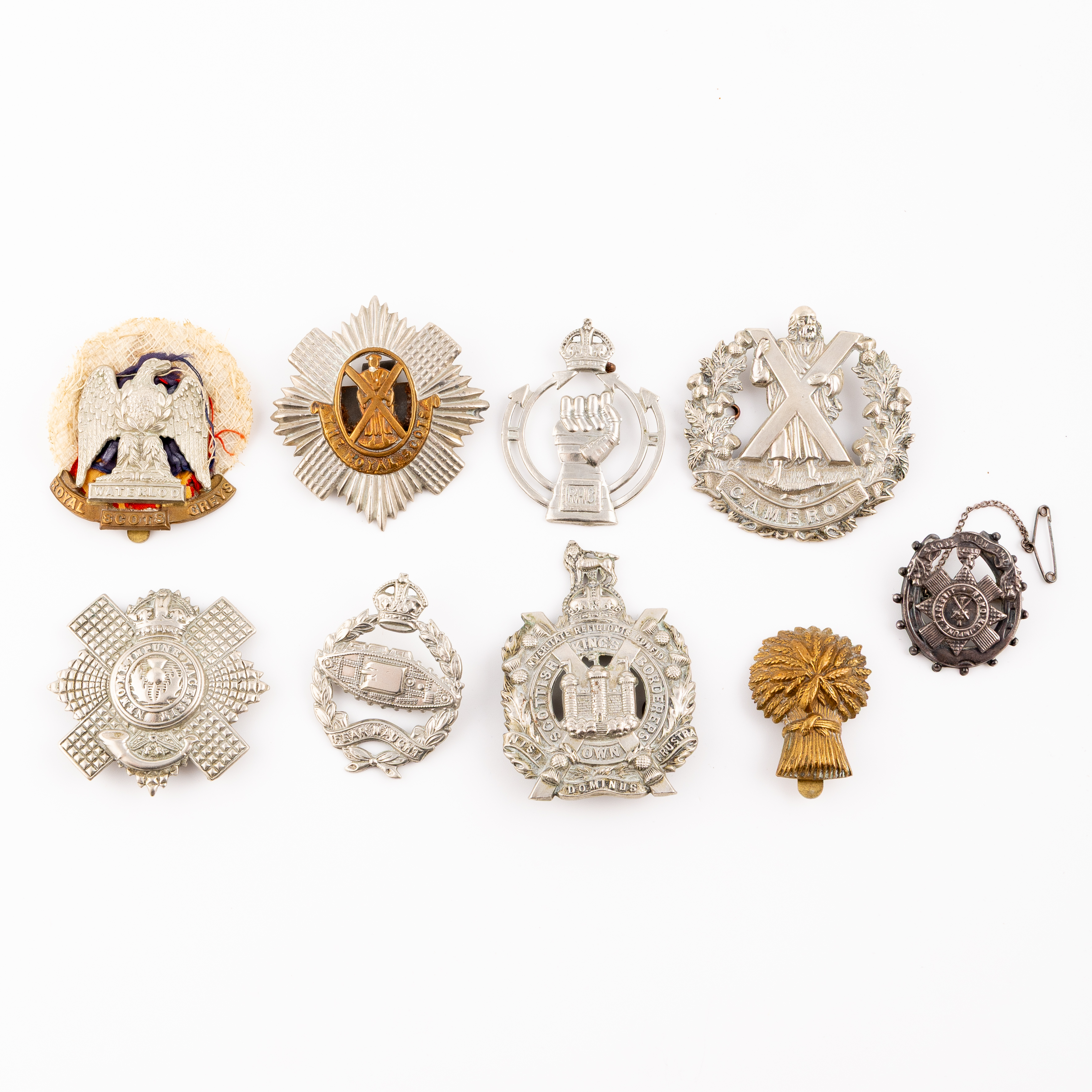 234 · Miscellaneous Royal Scots Badges, 1900s,  VF - EF