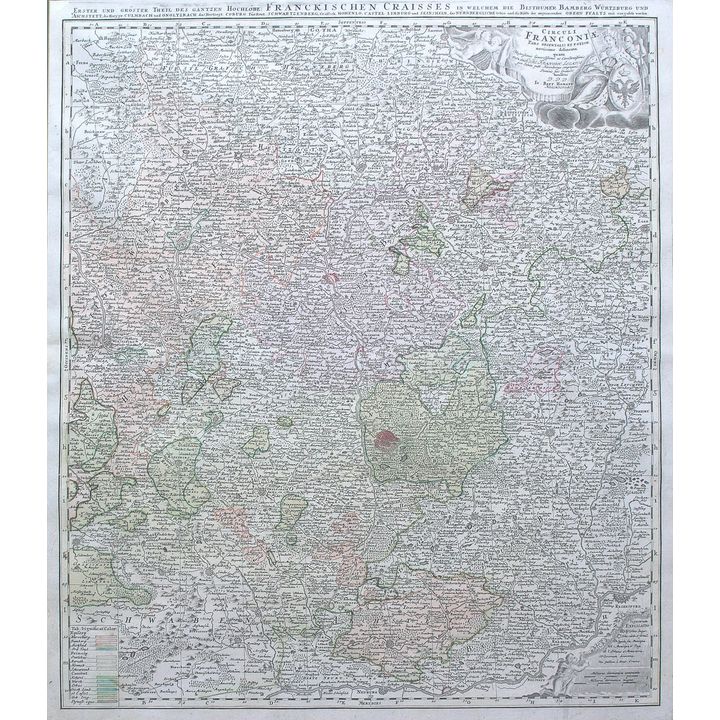 Johann Baptist Homann | Circuli Franconiae pars orientalis…