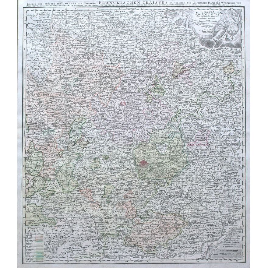 Johann Baptist Homann | Circuli Franconiae pars orientalis…